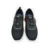 Mens Casual Toggle Lace Up Mesh Shoes-Black