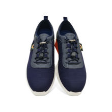 Mens Casual Toggle Lace Up Mesh Shoes-Navy Blue